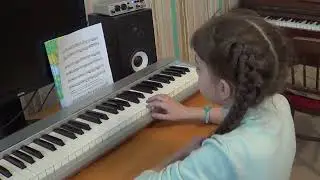 Автоматическое чтение ритма. Чтение упражнения из "Школы чтения нот 1 часть" (В. Курило)