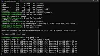 Linux Disk Management   Use fstab   Persistent Mount