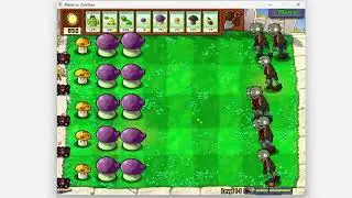 Plants vs Zombies new game + mushrooms and Coffee Bean only EP 1