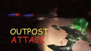 Section 31 attack a ROMULAN UOTPOST! | Star Trek Ship Battles - Bridge Commander