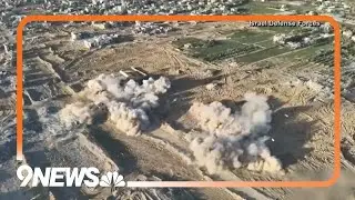 Israel-Hamas War: Building Collapse In Central Gaza After Strike