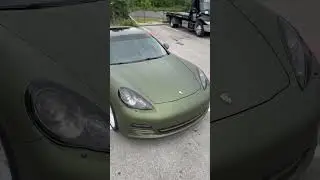 2011 porsche panamera 4s camel green wrap /Headliner stars ✨