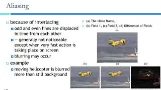 INFO430 Multimedia - chap4 - Fundamental Concepts in Video