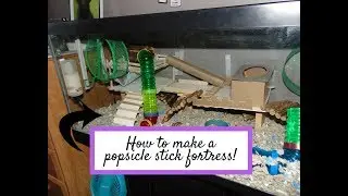 How to make a popsicle stick fortress! | DIY