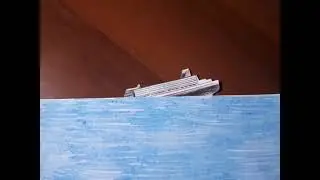Тонущий корабль ПОСЕЙДОН из бумаги анимация 4. Моя история