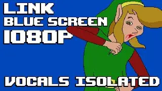 Zelda CDi Link All Visible Dialogue (Vocals Isolated) (Blue Screen 1080p)