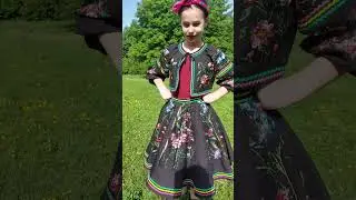 Эстрадный костюм в народной стилизации. Чёрный.