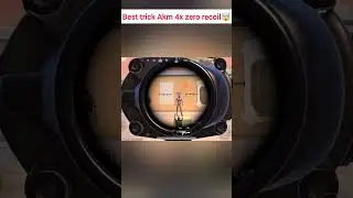 Best Akm + 4x recoil control trick  #shorts #viral #bgmi