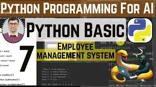 Build an Employee Management System in Python | Create a Dynamic Employee Management System with UI