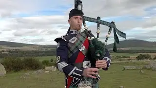 The Kilworth Hills played by Piper James Cooper at Tomnaverie Stone Circle above Tarland in Scotland
