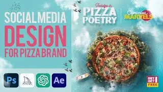 Social Media Design Using AI: Adobe Photoshop Tutorial in Hindi. Aftereffects, Midjourney, ChatGPT