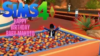 NEW SIMS 4 LP! 🎊🎁//MAKOTO'S FIRST BIRTHDAY | SIMS 4 | S2E10| SIMS 4 LP| 
