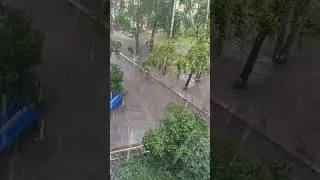 Кулебаки сильный ливень 🌧️ 15 июля 2024 все затопило