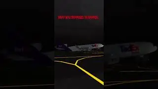 what was supposed to happen.. (FedEx 80 PTFS Edition) #fedexflight80 #planecrash #ptfs #aviation