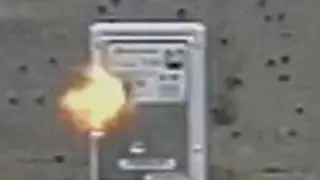 Exploding Bullet filmed at 1200 fps slow motion