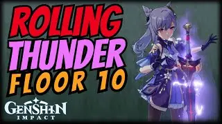 Genshin Impact | Electro Keqing Floor 10 No Healer Solo/Duo Challenge