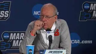 SYRACUSE COACH JIM BOEHEIM'S FIRST FOUR NCAA PRESS CONFERENCE  03-13-18