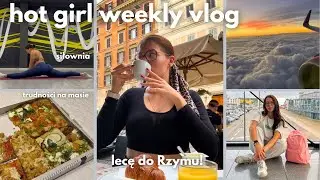 MAM DOŚĆ MASY I LECĘ DO RZYMU 🇮🇹🍕 ✨weekly vlog✨