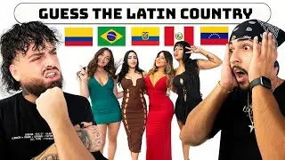Latina BEAUTY Challenge: Can We Guess Their Country? 4 GORGEOUS LATINAS, 2 Guys, and One Challenge!
