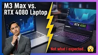 I tested a M3 Max against a RTX 4080 Laptop -- not what I was expecting...