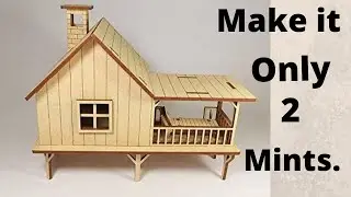 How To Make A Popsicle StickHouse || Ice-cream Stick EasyCraft Idea || icecream stick craft ||