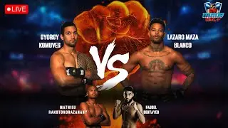 🔴 Intense Battle:Lazaro Maza Blanco Secures A Submission Finish, Rakotondrazanany Defeated 