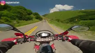 DERELİ - TRABZON - ÇAYKARA - EĞRİBEL TÜNELİ - 2 X HONDA CRF 250L 4K