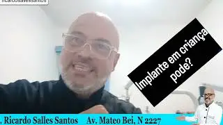 A criança caiu e perdeu o dente pode por implante?