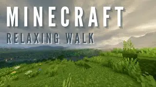 20 Minute Relaxing Minecraft Walk [Distant Horizons | Shaders | Ambient Sounds]