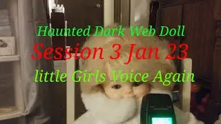 Communicating Whith Haunted Doll/ Little Girls Voice heard / Dark Web Box Doll