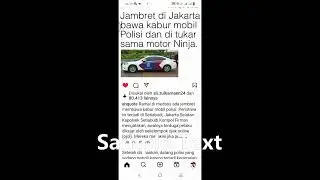 Mobil Polisi dibawa Jambret, Bener-Bener Nurul Di luar! 