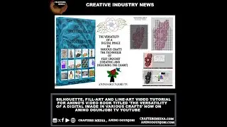 The versatility of a digital image in Various Crafts Technique of lineart to filet crochet design