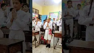 Morning 🌄 Assembly 🙏Action 🎬 Song 🎵 #trending #school #funactivites #education #viralshort #fun
