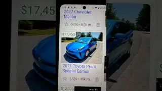 2021 Toyota Prius special edition 45k 17,450 nice car