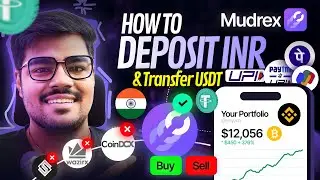 How To Deposit & Transfer Crypto Mudrex Exchange | #Mudrex Best Crypto Exchange Buy USDT Using UPI