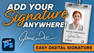 How to Create a Digital Signature in Photoshop (Beginner Tutorial)