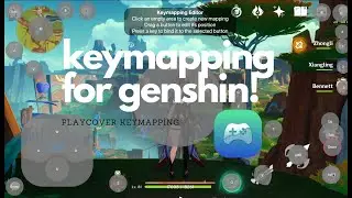 keymapping for genshin impact / learn to set keymapping for any game!