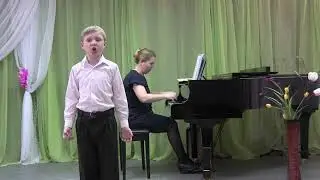 Муз. Ц. Кюи, сл. неизвестного автора. 