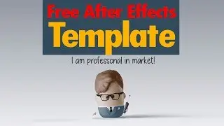 Free Animated Promo Presenter After Effects Template | Free After Effects Template | Feature Corner