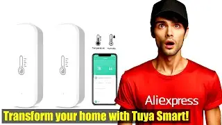 Ultimate Smart Home Climate Control with Tuya Smart Zigbee Temperature And Humidity Sensor!