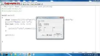 How to Create String Array in C programming
