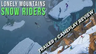 Snow Physics Put to the Test! - Lonely Mountains: Snow Riders Trailer + Gameplay Review Steam 4K
