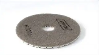 DISCO DE LIXA DIAMANTADO FLEXÍVEL ALTO BRILHO D' ÁGUA  100 X 20MM #3000