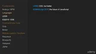 Using Modern JavaScript Today : Overview