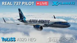 ToLiss Airbus A320 Neo flown by Real 737 Pilot | First Year Anniversary Special!