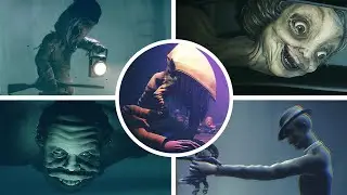LITTLE NIGHTMARES 2  - All Bosses / Secret Ending (Enhanced Edition)