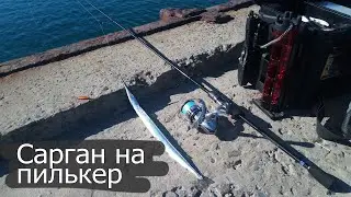 Ловля Саргана на Пилькер