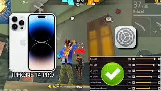 iPhone 14 Pro free fire sensitivity setting ⚙️ | iPhone 14 Pro free fire headshot setting ⚙️