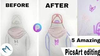 5 Amazing PicsArt editing _ How to edit pics on PicsArt _ Editing for beginner#TheM _#how to editing