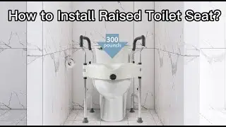 how to install Angol Shiold rasied toilet seat